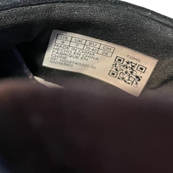 TOMS Paloma Sandals Women's 9 Black Animal Print Casual Summer Slip On - Picture 13 of 13